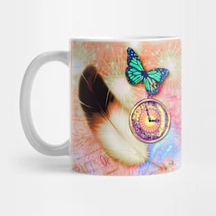 The Concept of Time, Birds and Butterflies Mug